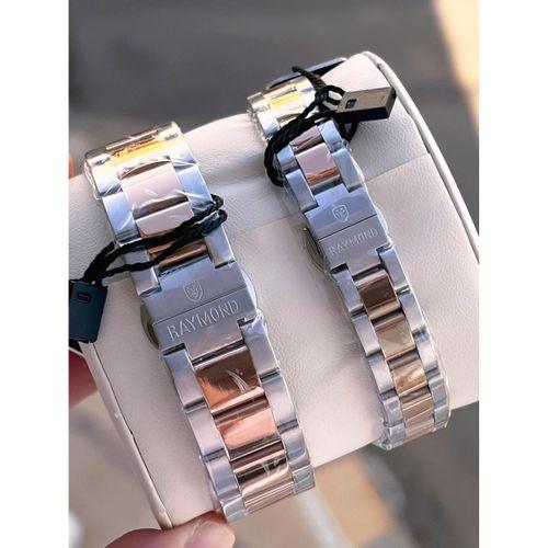 Raymond Ciflere Özel Sevgili Kombini 2 Yıl Garantili 5 Atm Suya Dayanklı Çift Saati CFT.03