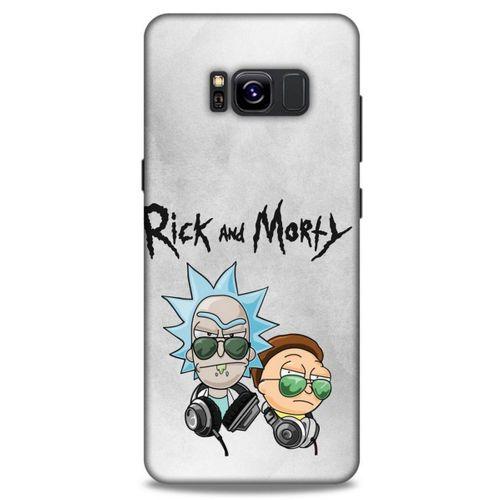 Samsung Galaxy S8 Uyumlu Kılıf Rick And Morty (4) Koruma Kılıfı Eye Patch Morty