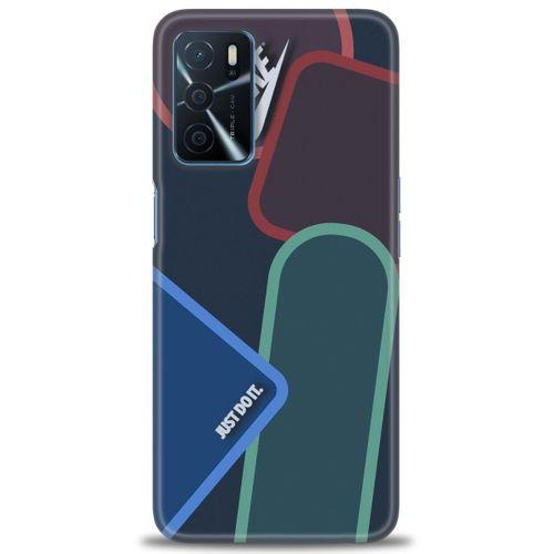 Oppo A16 Kılıf HD Baskılı Kılıf - Just Do It + Tam Ekran Koruyucu
