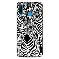Animax Zebra Silüet Huawei P30 Lite Kılıf Desenli Silikon
