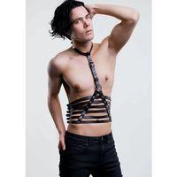 Erkek  Fantazi Giyim Parelel Detaylı Üçgen Harness - Brfm48