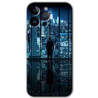 Potkal Hediye Fabrikası iPhone 14 Pro Kılıf HD Desen Baskılı Arka Kapak - Şehir Manzarası