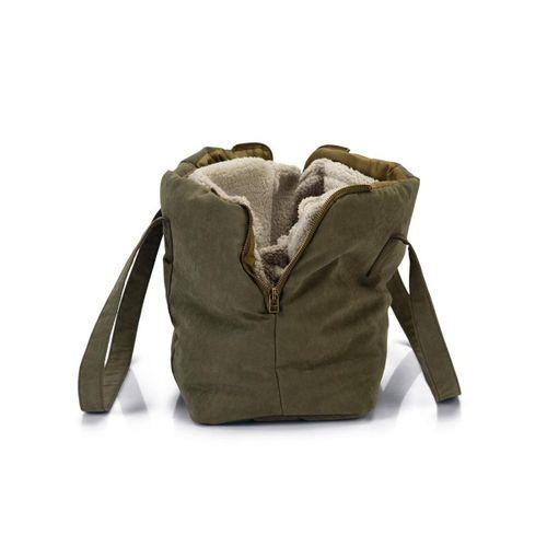 Beeztees DBL Köpek Taşıma Çantası, Yıkanabilir, 6,5Kg'ye kadar, Yeşil, 40x20x28cm