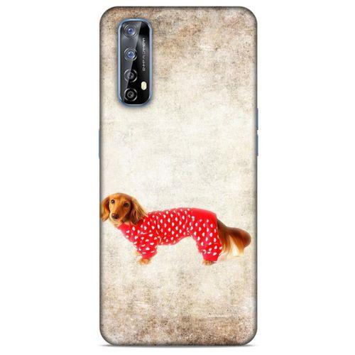 Huawei P Smart 2021 Kılıf Köpek Kıyafetleri (30) Silicone Case Dacshund Pijama