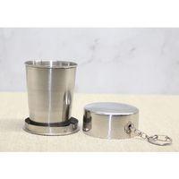 Katlanabilir Tekli Paslanmaz Çelik Shot Bardak - Model 2