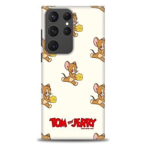 Samsung Galaxy S23 Ultra Kılıf HD Baskılı Kılıf - Jerry + Tam Ekran Koruyucu