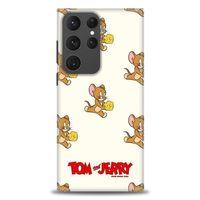 Samsung Galaxy S23 Ultra Kılıf HD Baskılı Kılıf - Jerry + Tam Ekran Koruyucu
