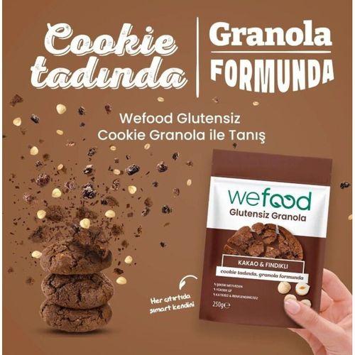Wefood Kakao ve Fındık Granola 250 Gr