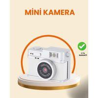 Kompakt Mini Kamera Retro Tasarım 128gb Hafıza 1080p Video