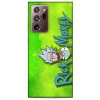 Samsung Galaxy Note 20 Ultra Uyumlu Kılıf Rick And Morty (12) Koruyucu Silikon Space Cruiser / Car