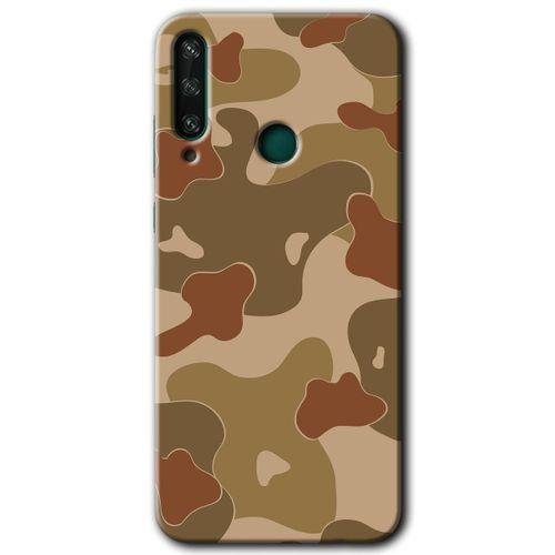 Potkal Hediye Fabrikası Huawei Y6P Kılıf HD Desen Baskılı Arka Kapak - Kamuflaj 10