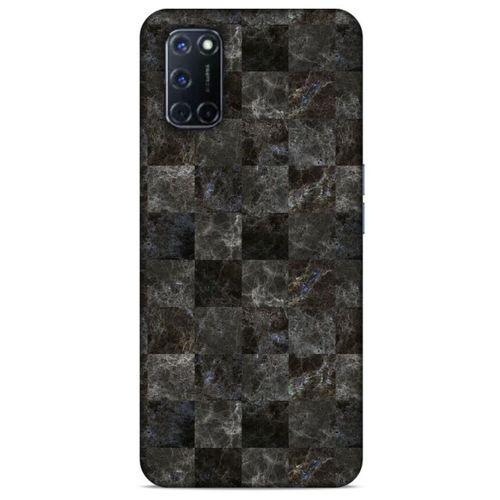 Mermer Desenli (47) Tema Crystal Flex Kılıf Zeytin Oppo A92 Kılıf