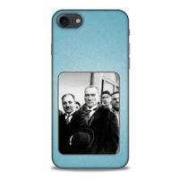 Apple Iphone 7 Kılıf Atatürk (34) Slim Armor Kılıf Açık Mavi