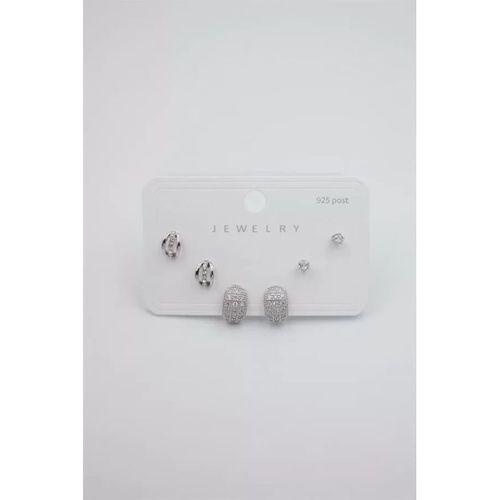 Çoklu Set Küpe - Gümüş