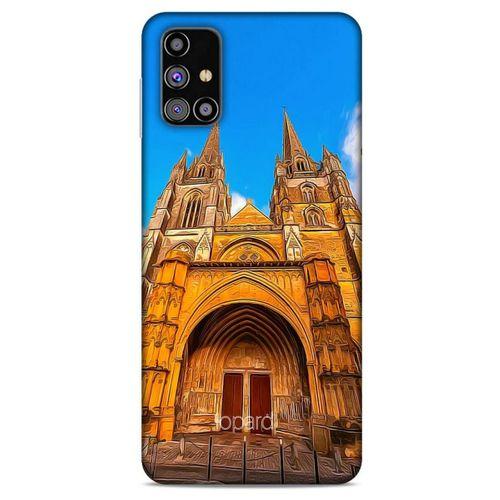 Samsung Galaxy M31s Kılıf Dünya Mimarisi (15) Antişok Kılıf Santa Maria Fransa