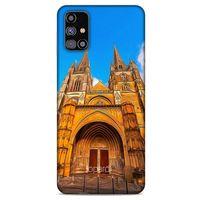 Samsung Galaxy M31s Kılıf Dünya Mimarisi (15) Antişok Kılıf Santa Maria Fransa