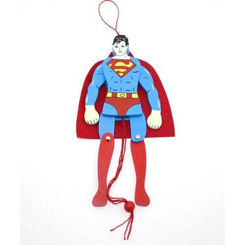 Ahşap Salanan Süperman Figürü