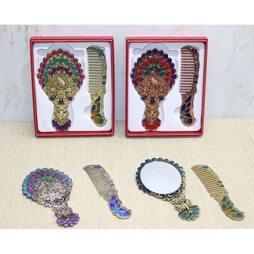 Tavuskuşu Ayna Ve Tarak Seti Küçük Boy Alk4990