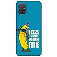 Frutix Muz 01 Samsung Galaxy A71 Kılıf Desenli Silikon