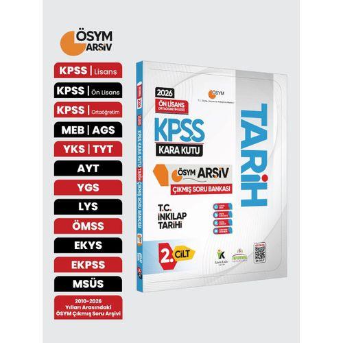 2026 KPSS Önlisans/Ortaöğretim Tarihin Kara Kutusu 2 Cilt ÖSYM Çıkmış Soru Bankası Konu Özetli Çözüm