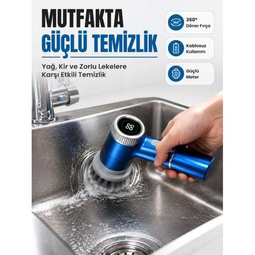 Dijital Göstergeli Şarjlı Temizlik Fırçası İle Konforlu Kullanım Deneyimi