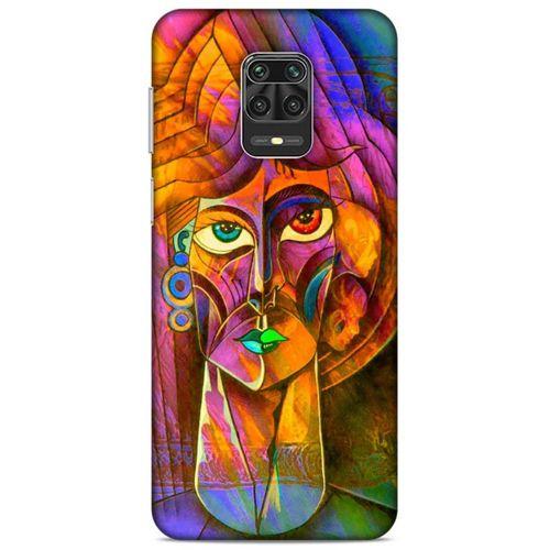 Lopard Xiaomi Redmi Note 9S Uyumlu Kılıf Sürreal Yüzler ♀ (50) Shockproof Kılıf Desenli