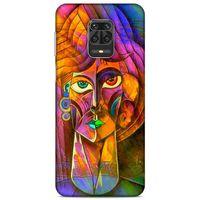 Lopard Xiaomi Redmi Note 9S Uyumlu Kılıf Sürreal Yüzler ♀ (50) Shockproof Kılıf Desenli