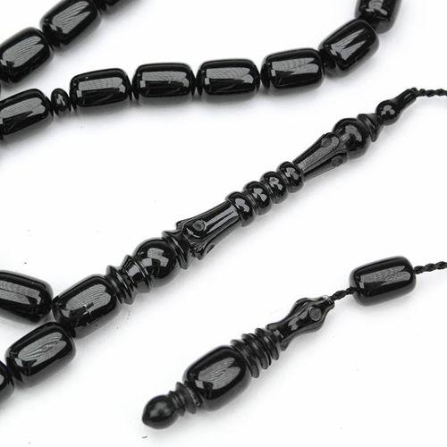 Yaprak Motif Halka Nakkaş Oyma İmameli Tespih