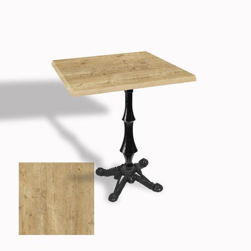 Dockers Çipa 1012 Döküm Ayak Kare Masa 80X80 cm - (Werzalit, Wermodin ve Allzalit Tabla) - Avalone Pine