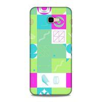 Samsung Galaxy J4 Plus Uyumlu Kılıf Insomnia (30) Silicone Case Pembe Yeşil