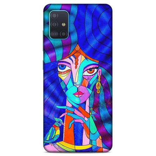 Lopard Samsung Galaxy A51 Uyumlu Kılıf Sürreal Yüzler ♀ (45) Liquid Air Kılıf Baskılı
