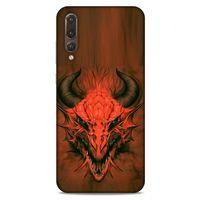Huawei P20 Pro Kılıf Dragons (14) Lansman Kılıf Kırmızı Boynuzlu Ejderha