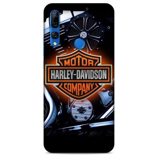 Huawei Y9 Prime 2019 Uyumlu Kılıf Motorsiklet (13) Silikon Kap Harley Davidson