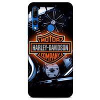Huawei Y9 Prime 2019 Uyumlu Kılıf Motorsiklet (13) Silikon Kap Harley Davidson