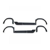 DACIA DUSTER 2018 Set 12 Parça Çamurluk Kaplama Siyah Mat Asa Kum Desen Standart Sensörlü