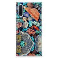 Samsung Galaxy Note 10 Kılıf Pebbles Taşlı Arka Kapak Koruma Desenli Full Koruyucu