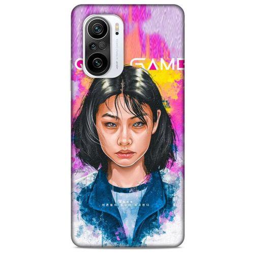 Xiaomi Redmi K40 Uyumlu Kılıf Squid Game (47) Crystal Flex Kılıf Dae-Hyun