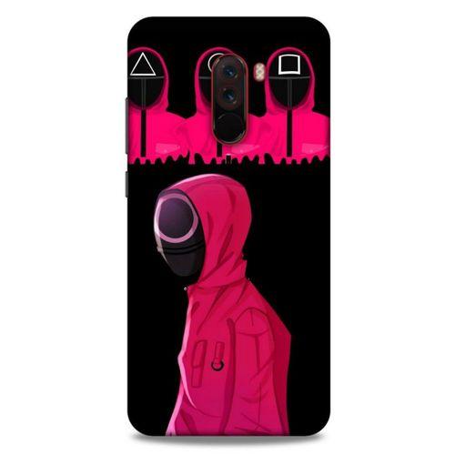 Xiaomi Pocophone F1 Uyumlu Kılıf Squid Game (42) Rugged Armor Kılıf Sun-Hi
