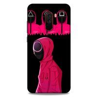 Xiaomi Pocophone F1 Uyumlu Kılıf Squid Game (42) Rugged Armor Kılıf Sun-Hi