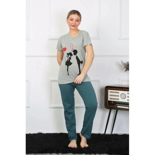 Kadın Kısa Kol Penye Pijama Takımı