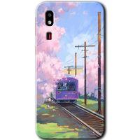 Potkal Hediye Fabrikası Samsung Galaxy A2 Core Kılıf HD Desen Baskılı Arka Kapak - Rails Paint