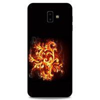 Lopard Samsung Galaxy J6 Plus Uyumlu Kılıf FireX (26) Tpu Silikon Kılıf Ateş Wallpaper