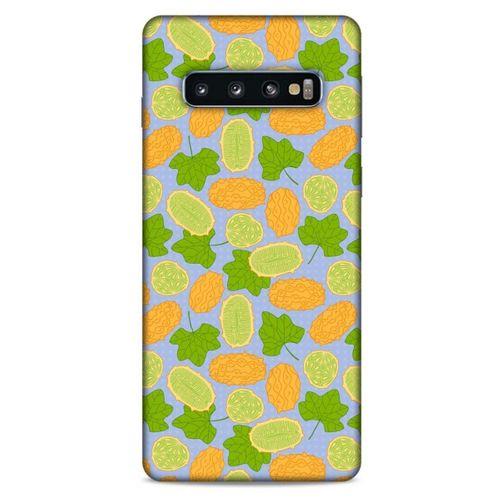 Frutix Kiwano 01 Samsung Galaxy S10 Kılıf Desenli Silikon