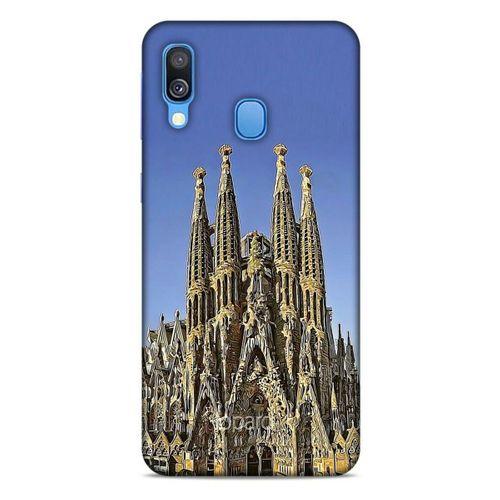 Samsung Galaxy A40 Kılıf Dünya Mimarisi (36) Glitter Kılıf La Sagrada Familia