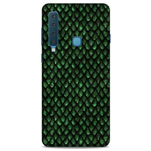 Samsung Galaxy A9 2018 Kılıf Dragons (5) Koruma Kabı Ejderha Koyu Yeşil Pul