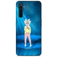 Oppo Realme 6 Kılıf FunnyMaX (38) Neo Hybrid Kılıf Açık Mavi