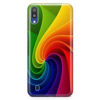 Samsung Galaxy M10 Kılıf Rüzgar Gülü Arka Kapak Koruma Desenli Full Koruyucu