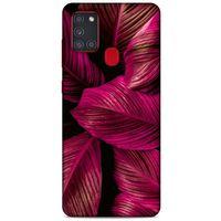 Lopard Samsung Galaxy A21s Uyumlu Kılıf Bahar (4) Koruma Kılıfı Bordo