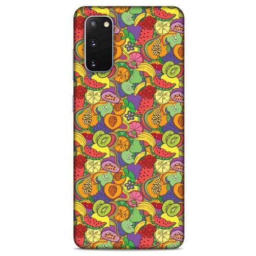 Frutix Meyve Mix 08 Samsung Galaxy S20 Kılıf Desenli Silikon