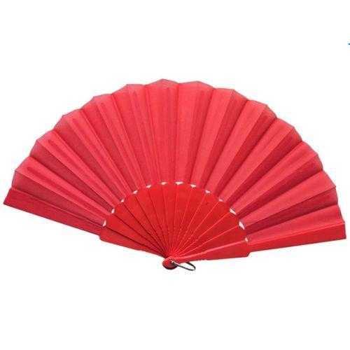 Plastik Kumaş Yelpaze 12'li Kırmızı